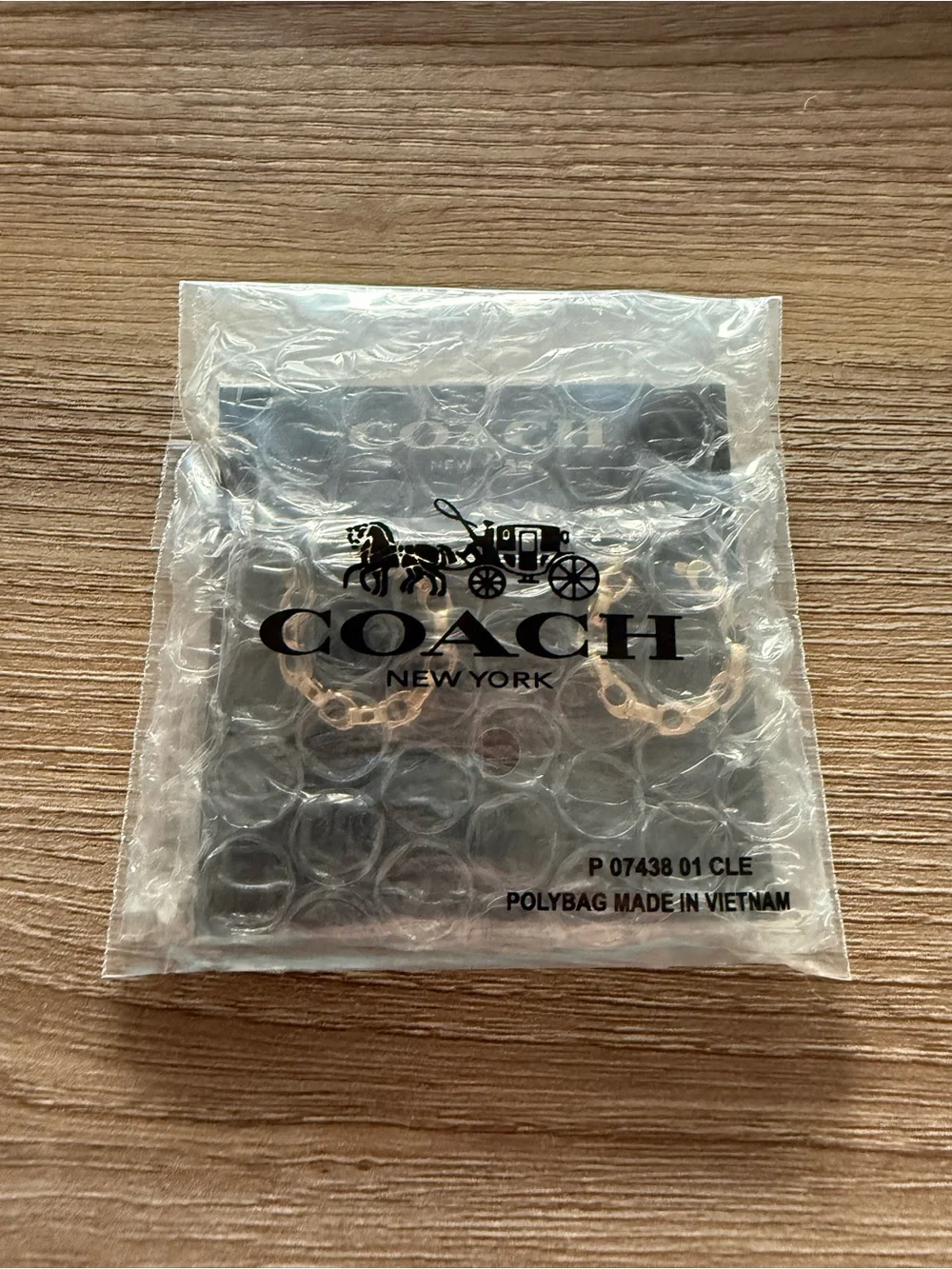 COACH Linked C Hoop Earrings - Picture 4 of 4